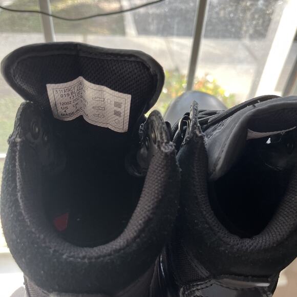 511 ATAC 6 Zip up UP Boot Womens Size 4 Black Tactical Leather Security Combat - Picture 11 of 13